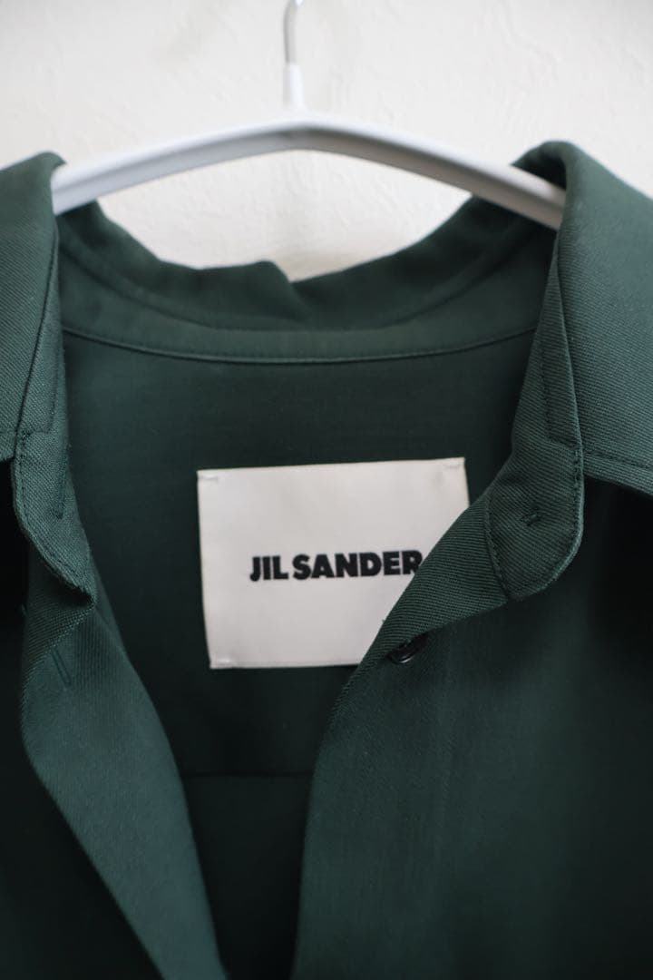 JIL SANDER ダークグリーン 長袖シャツ