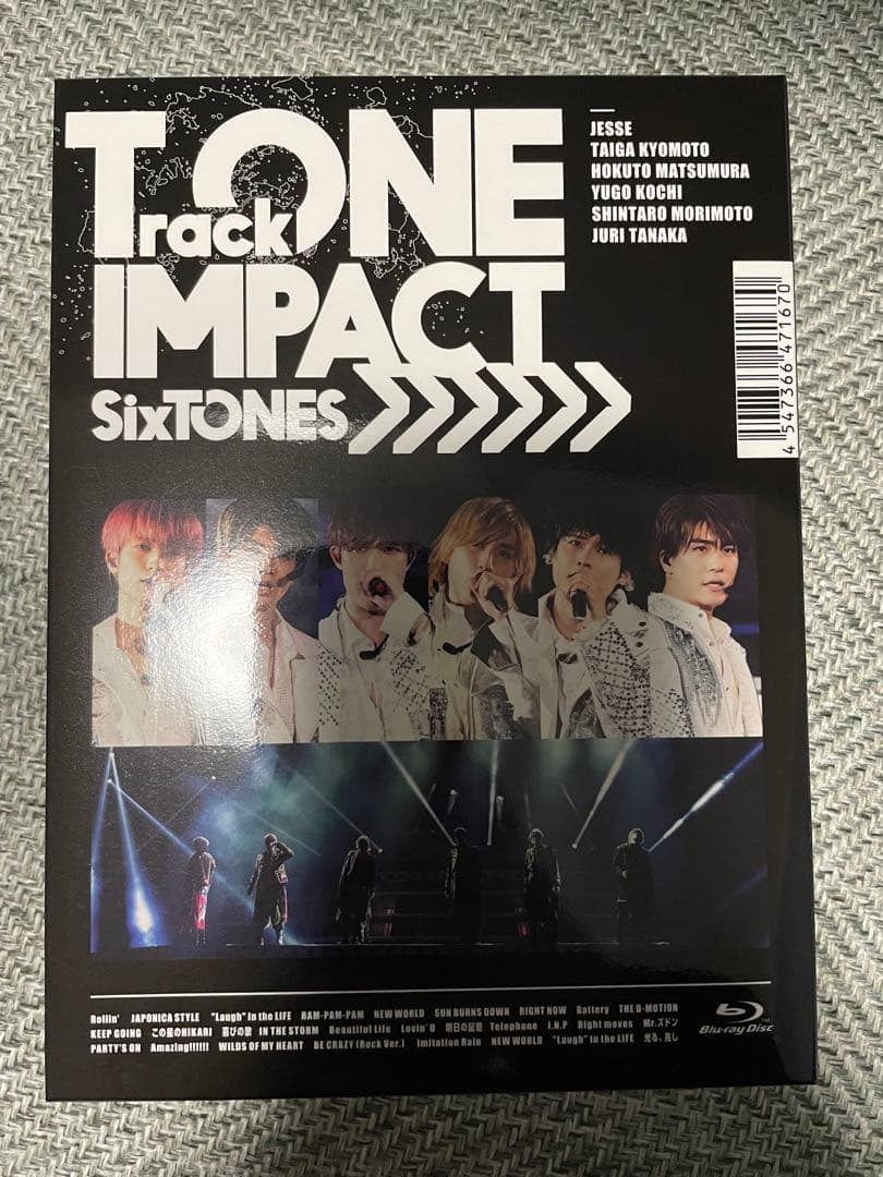 SixTONES TrackONE-IMPACT 初回盤 Blu-ray