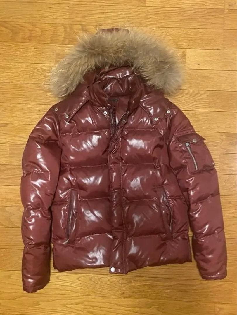 y2k 光沢 ファーダウン 短丈 お兄系　archive グランジ