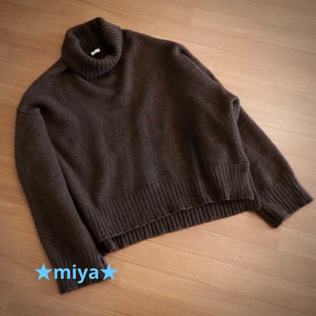 トップス SEEALL / EXTRA OVER HIGH NECK SWEATER