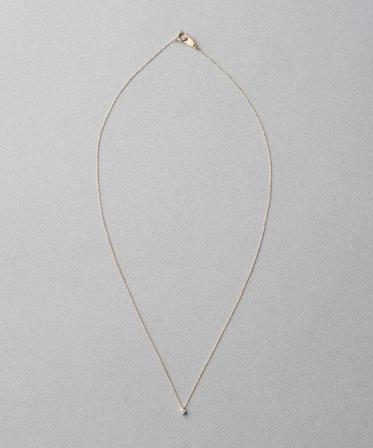 エテ K10YG レイヤー ダイヤモンド ネックレス