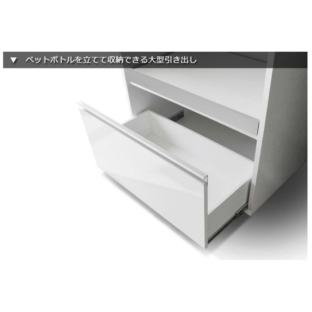 【掲載6/25まで】レンジボード　レンジ台　隠せる収納　キッチン収納　家電収納