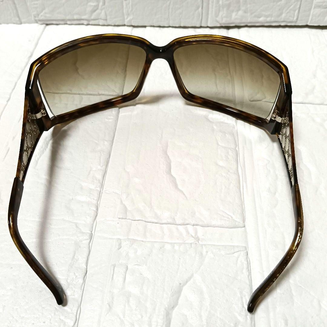 528 GUCCI サングラス マイクロGG ブラウン ケース・クロス付き