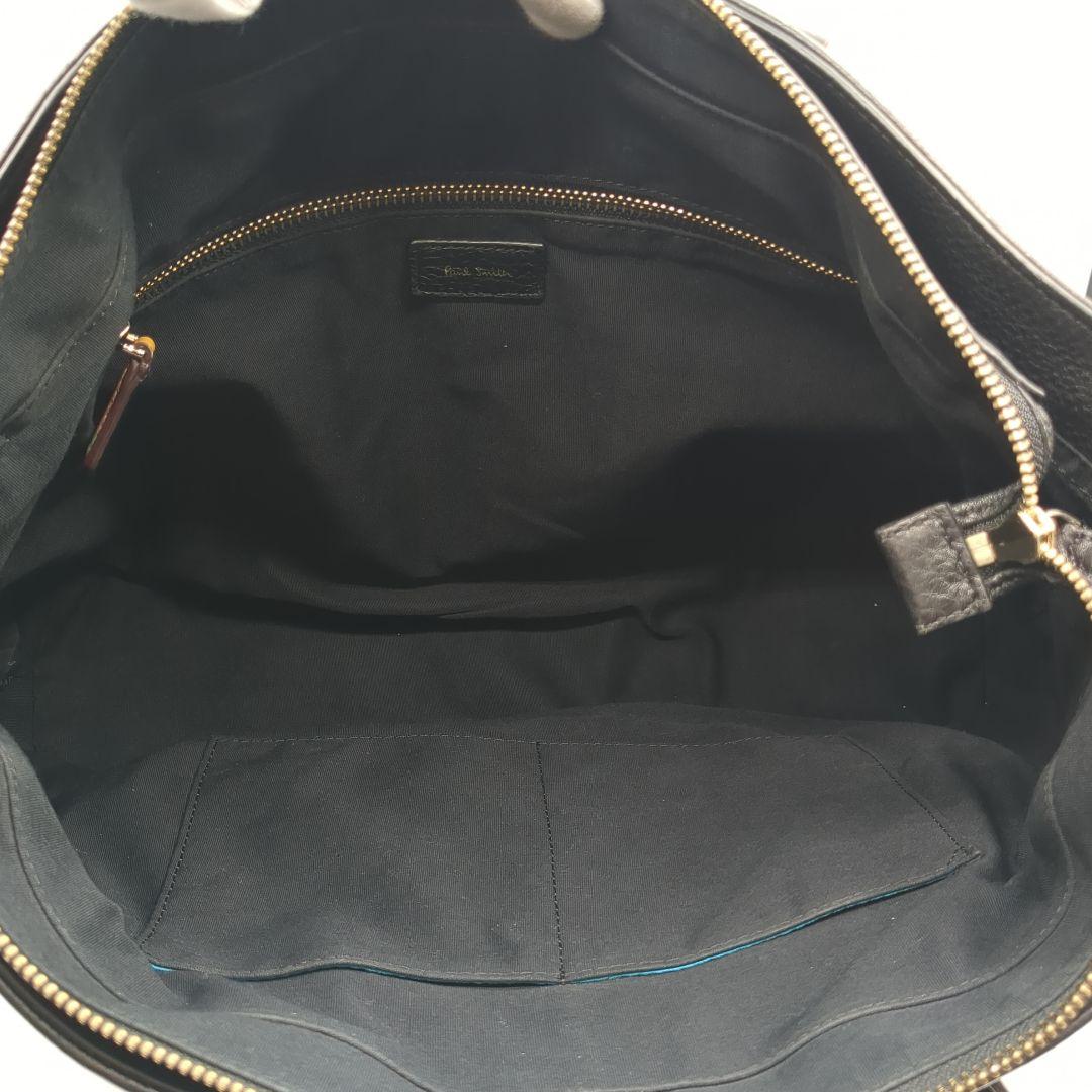 Paul Smith ポール・スミス シボ革 ビジネスバッグ ブラック