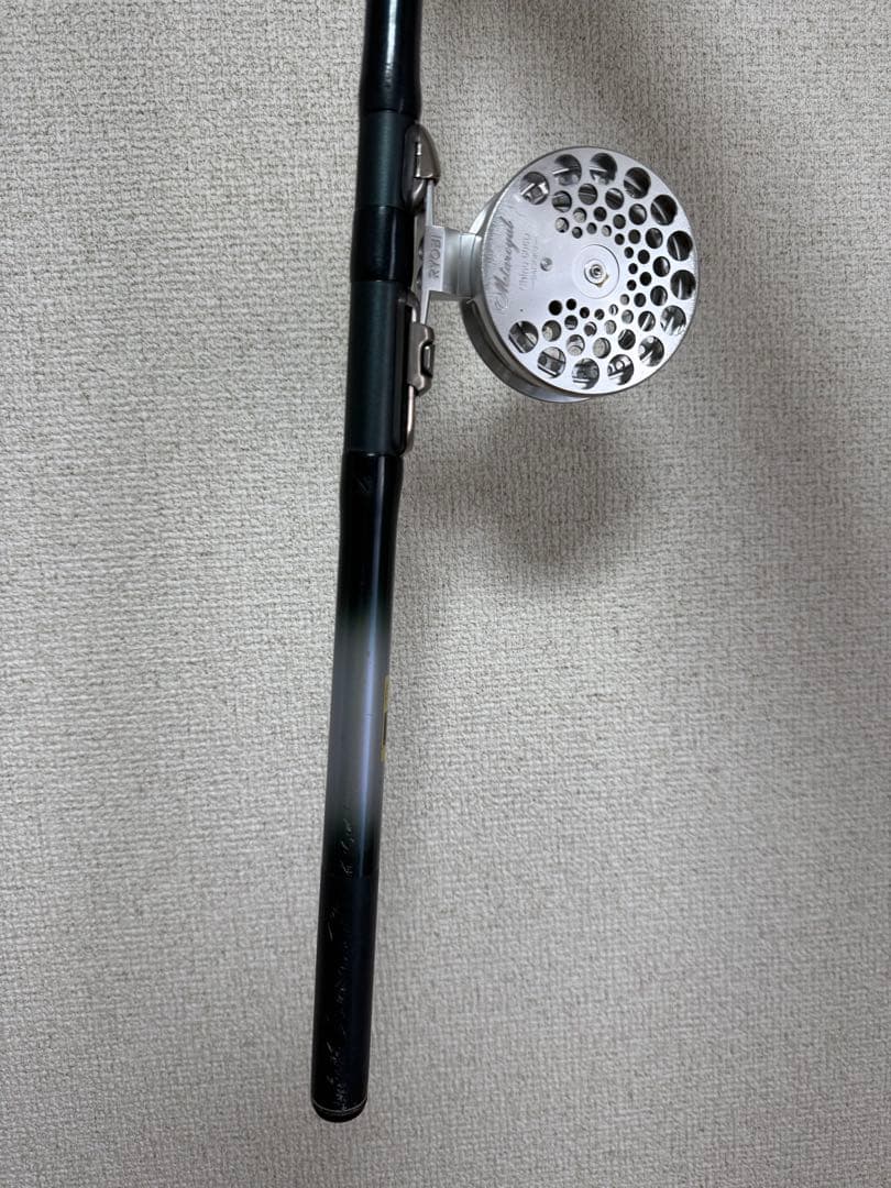 シマノ落とし込み竿 MF33-39-45 ３段ズーム リョービ倍速リール