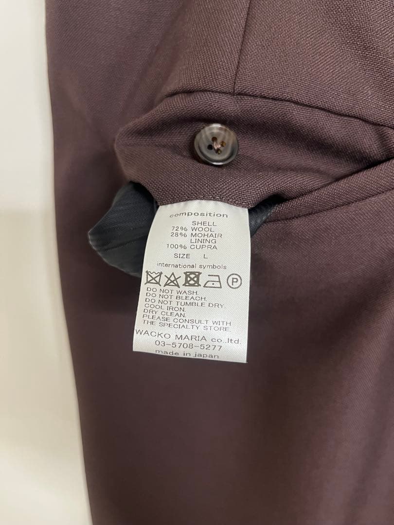 WACKO MARIA DORMEUIL PLEATED ドーメル スラックス