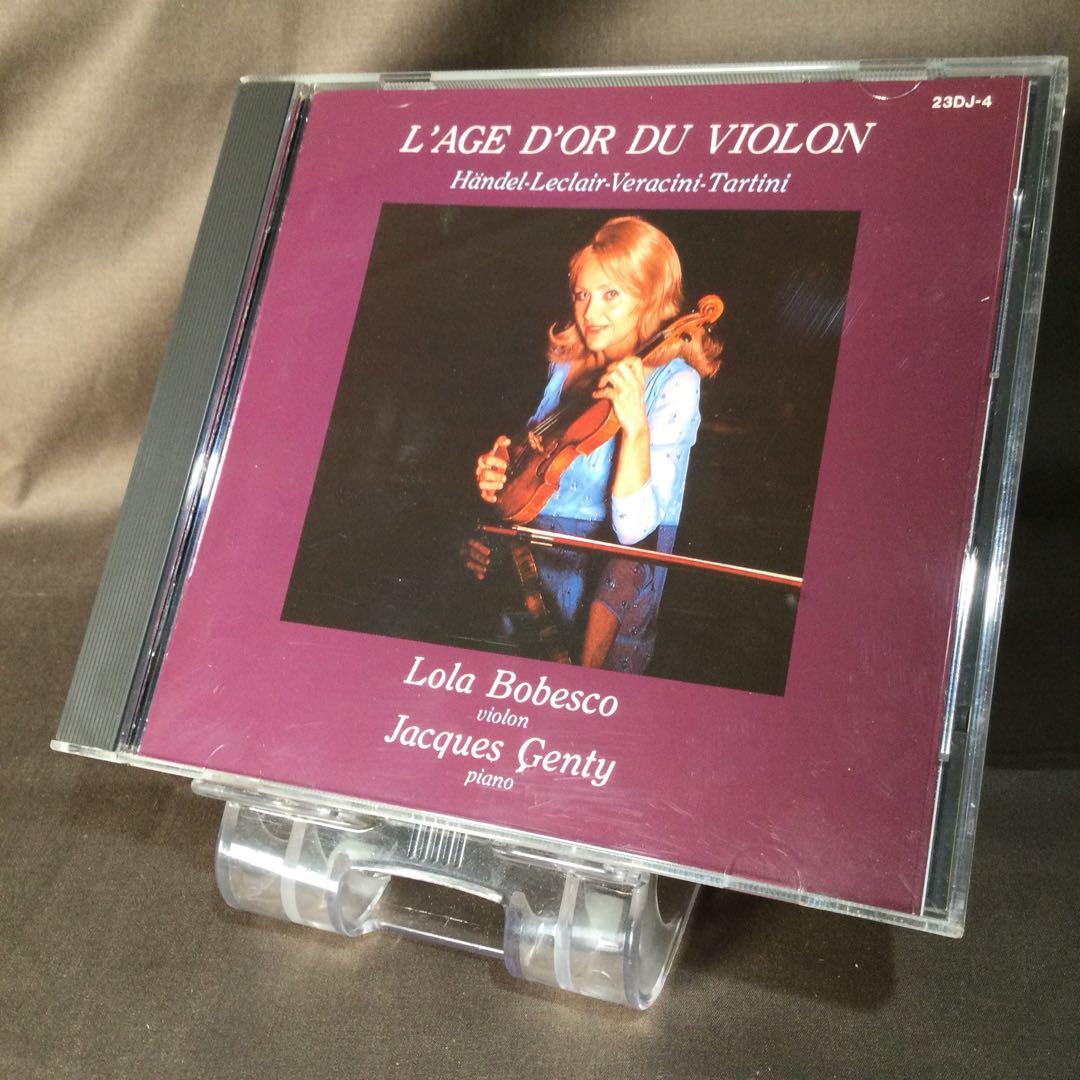 ローラ・ボベスコ ヴァイオリン黄金時代のソナタ集　CD