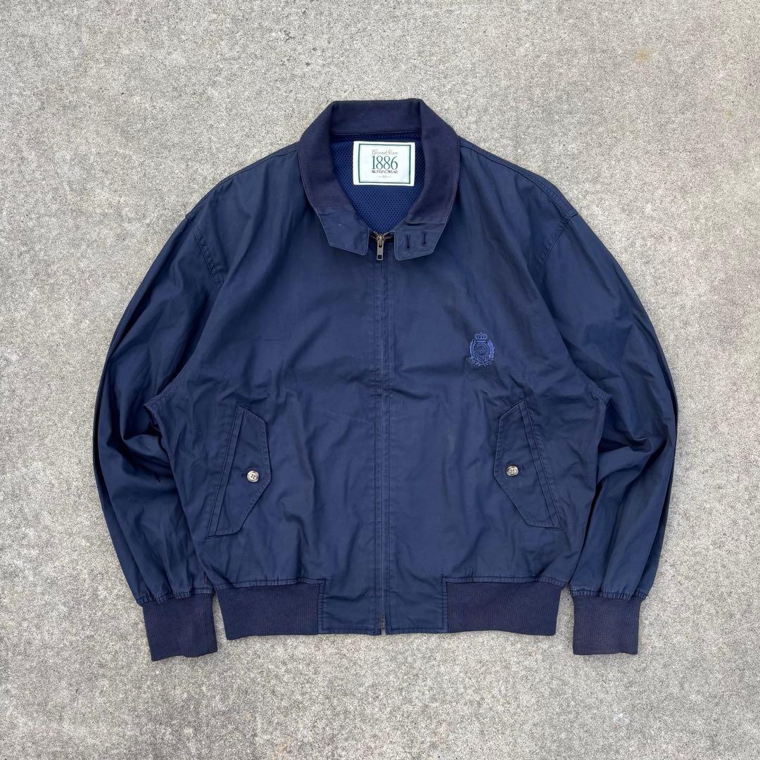 00’s vintage ブルゾンジャケット ネイビー アメカジ シティーボーイ