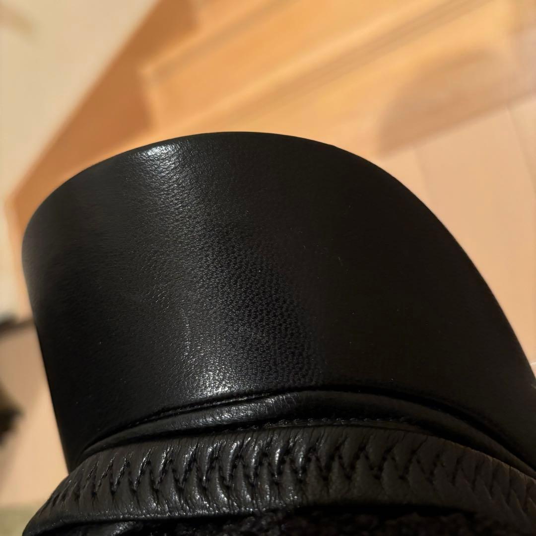 激レア希少UGG LTHR AND SHERPA BAKER HAT UGG帽子