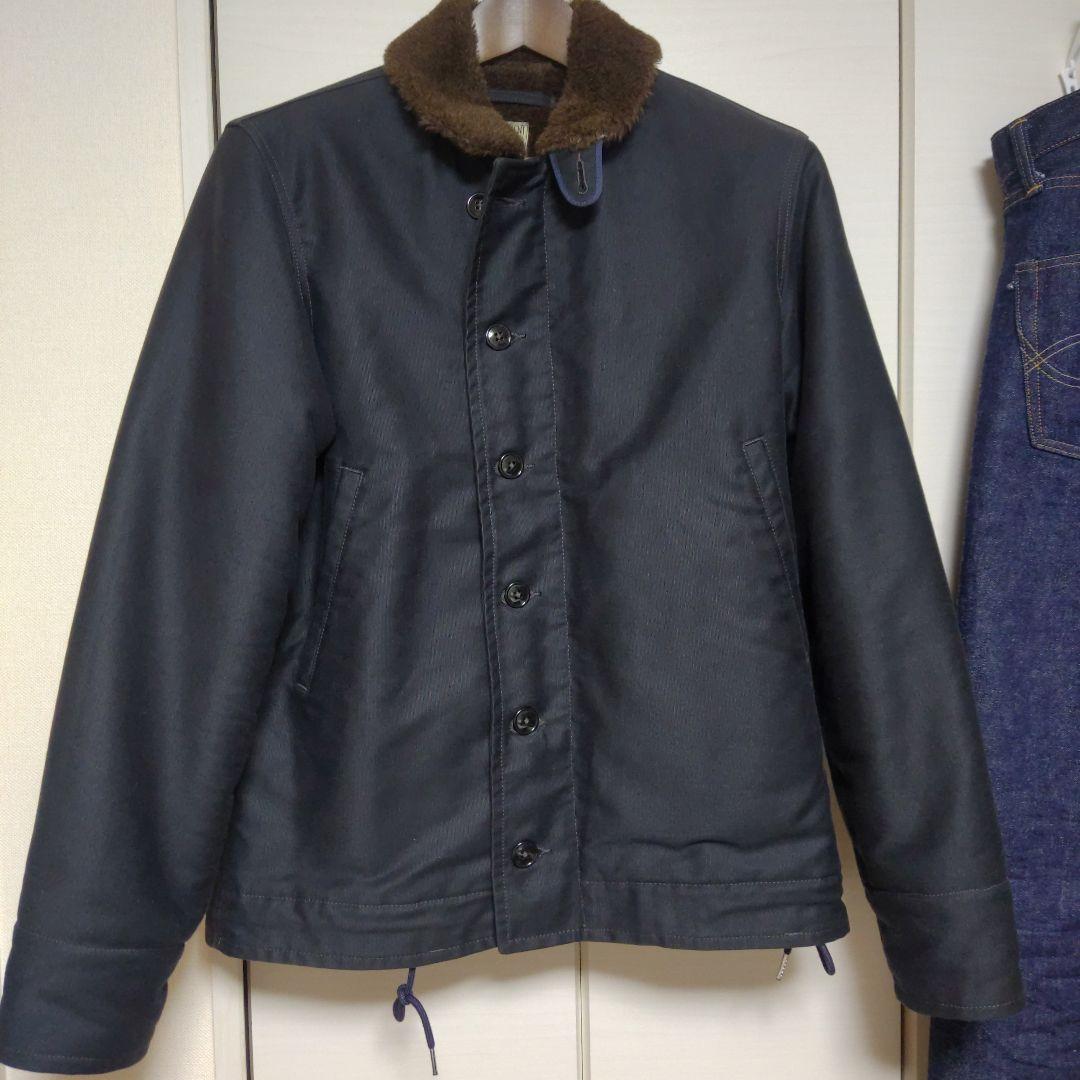 ジャケット・アウター THE REAL McCOY'S N-1 DECK JACKET NAVY