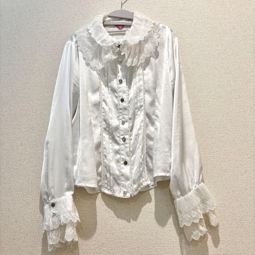 ベイビーザスターズシャインブライト　ブラウス　白 ホワイト