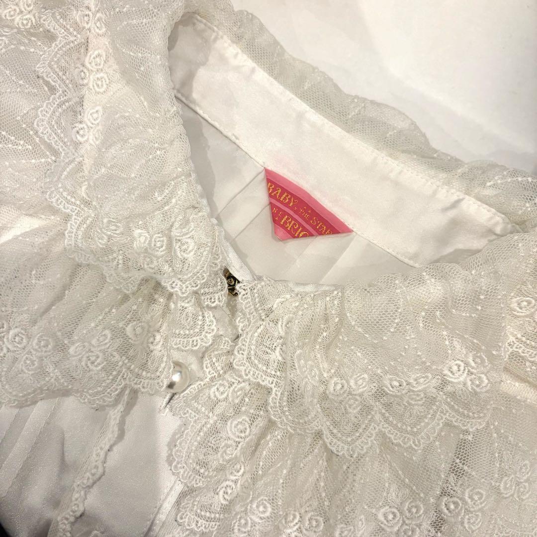 ベイビーザスターズシャインブライト　ブラウス　白 ホワイト