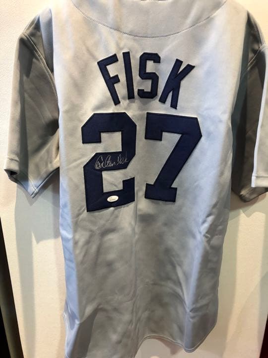 【1月SALE】MLB カールトン・フィクス直筆サイン入りユニフォーム
