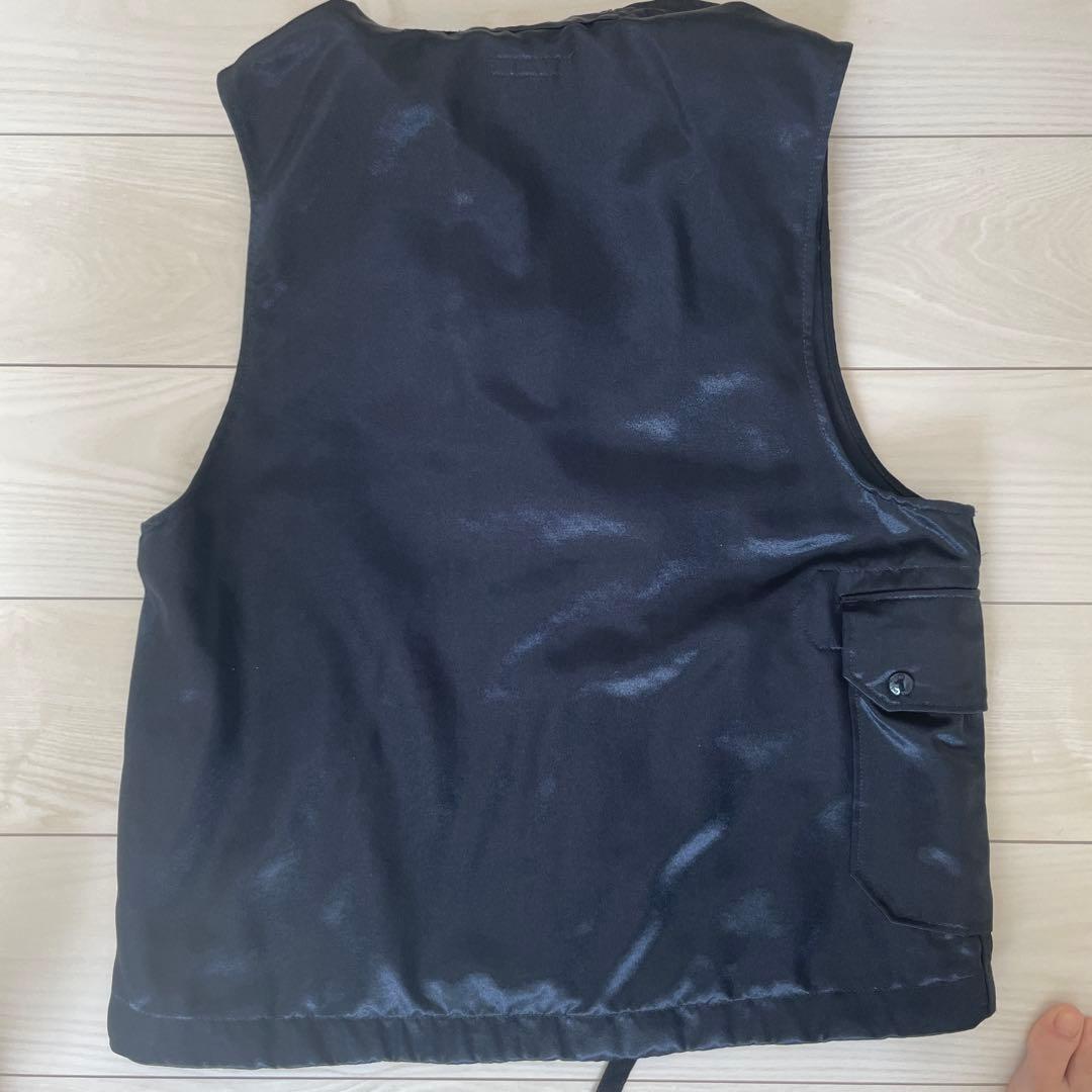 ENGINEERED GARMENTS フード付きベスト Mサイズ ブラック