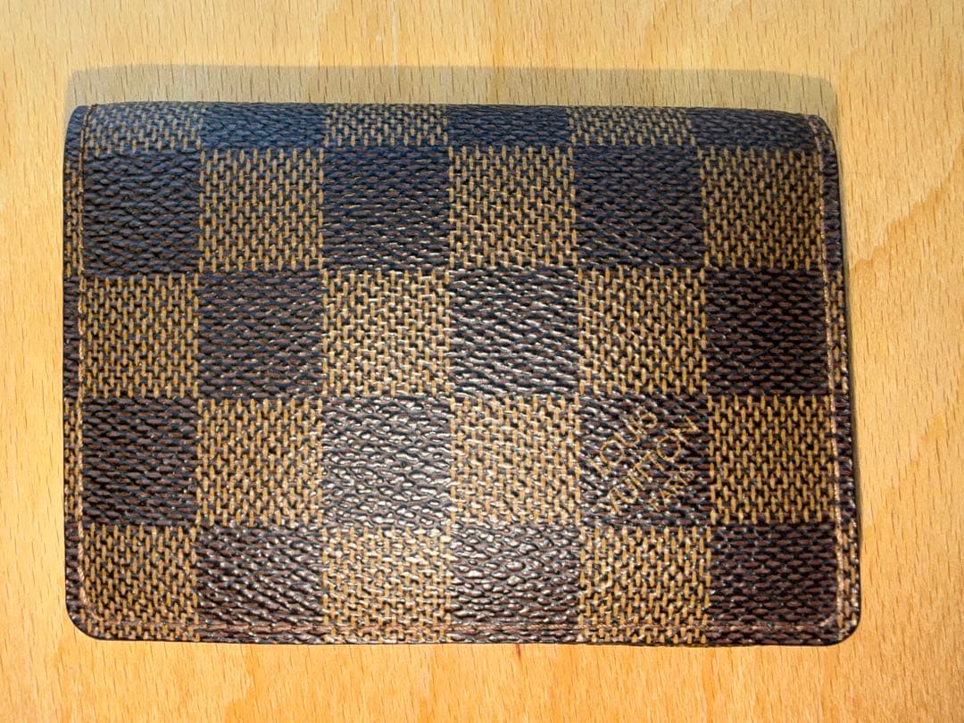 美品　ルイヴィトン　ダミエ　名刺入れ　カードケース