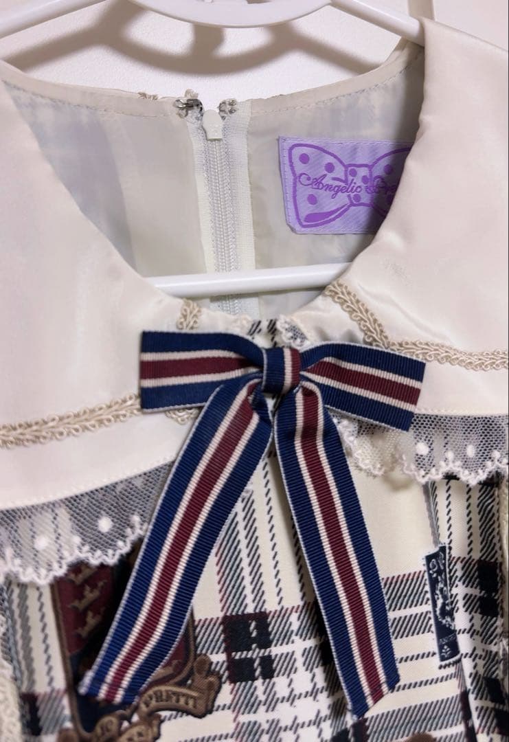 Angelic Pretty British Bearワンピース+カチューシャ