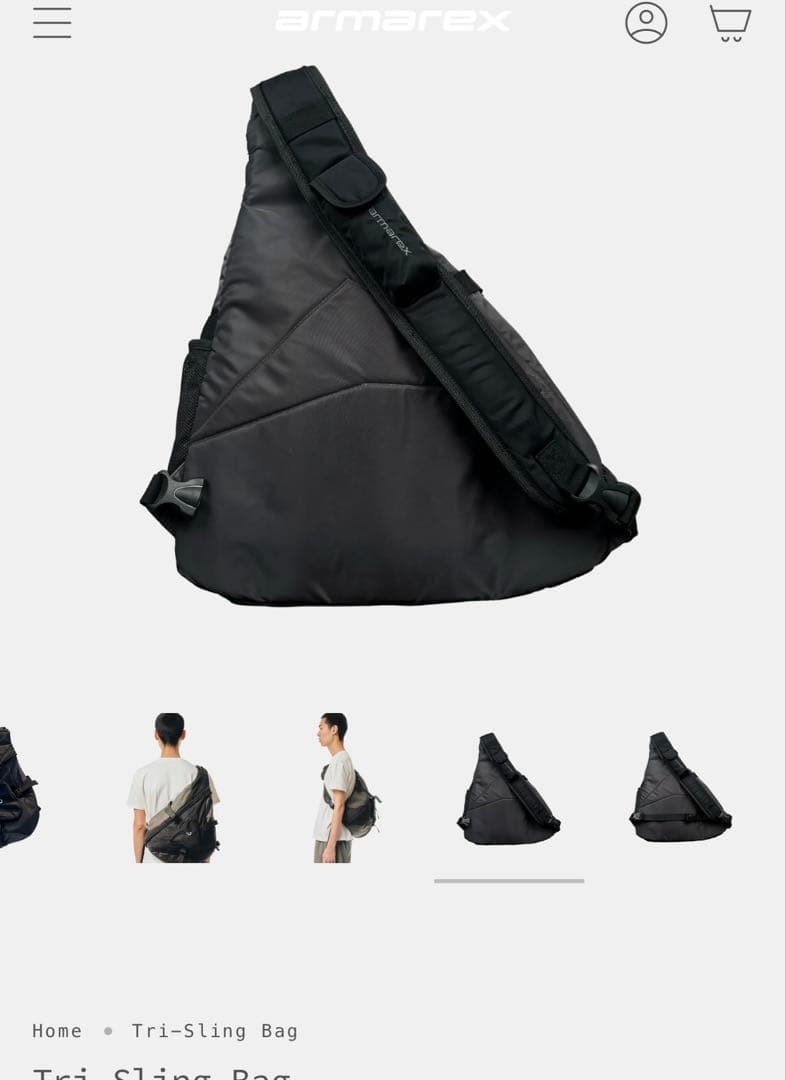 Armarex Tri-Sling Bag ブラック