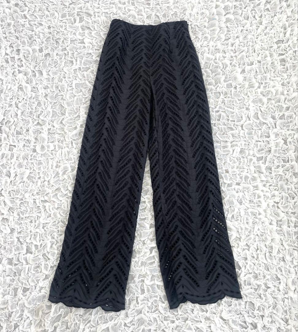 マーレット　ロンハーマン　Merlette アイレットレース刺繍パンツ