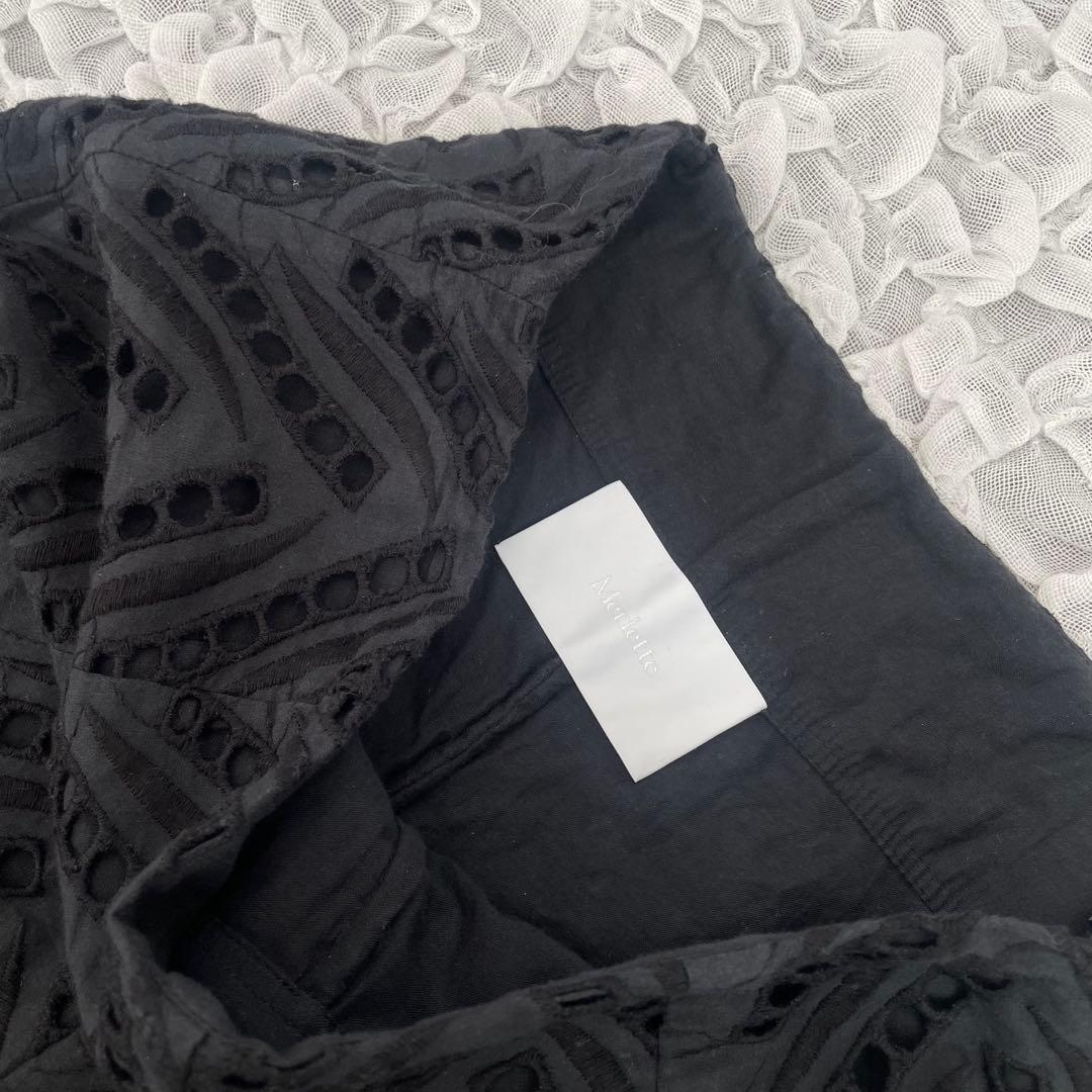 マーレット　ロンハーマン　Merlette アイレットレース刺繍パンツ