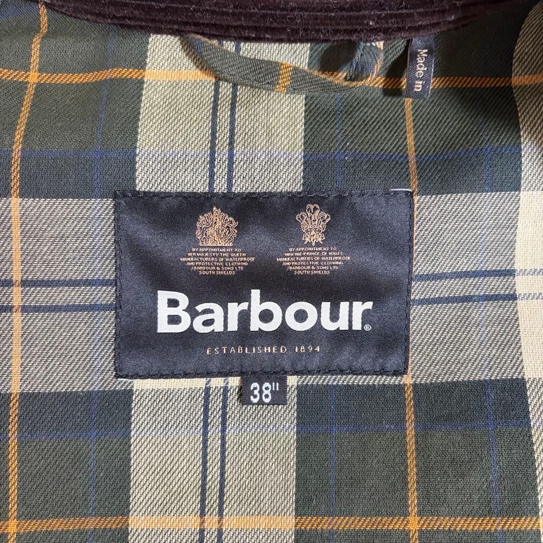 バブアー オーバーサイズ ワックス ビデイル セージ