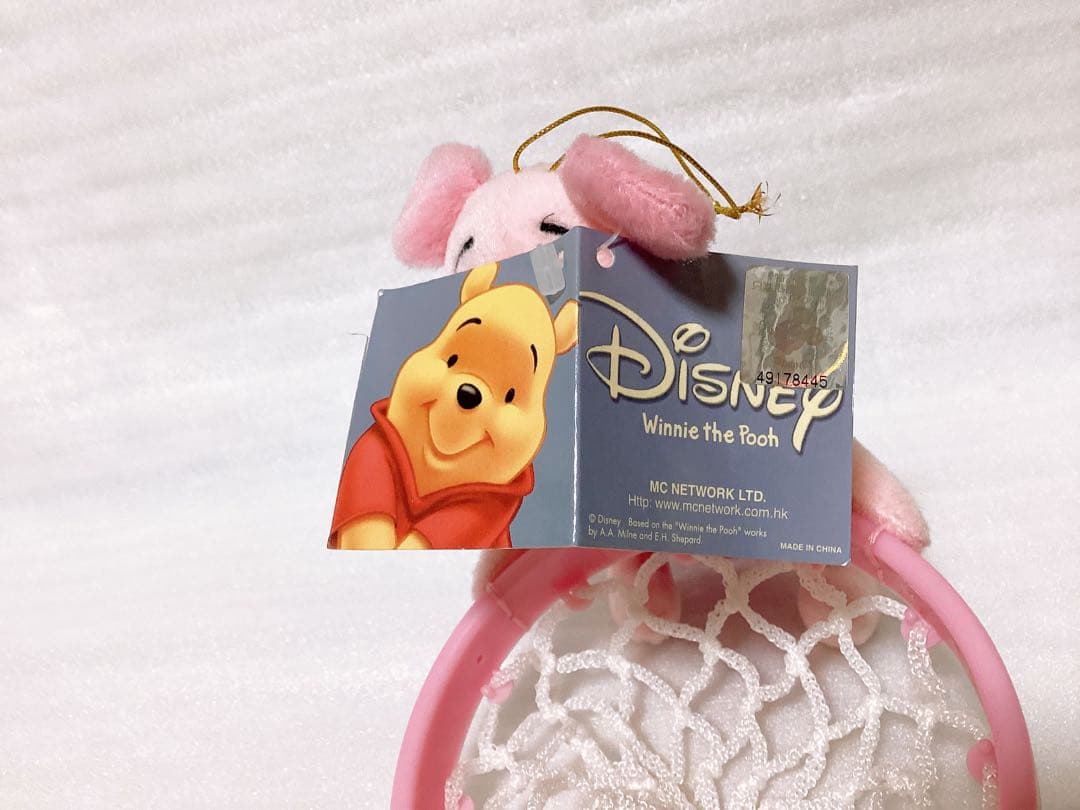 ❤︎Disney❤︎くまのプーさん&ピグレット ミニバスケットゴールぬいぐるみセット