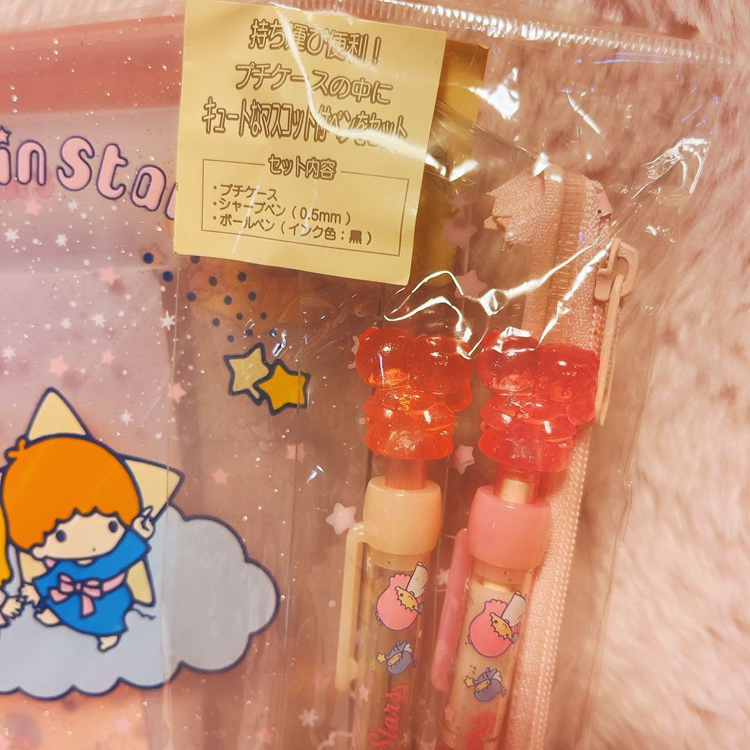 希少レア　キキララ　ケース入りレターセット　ペン　平成レトロ　サンリオ　2003