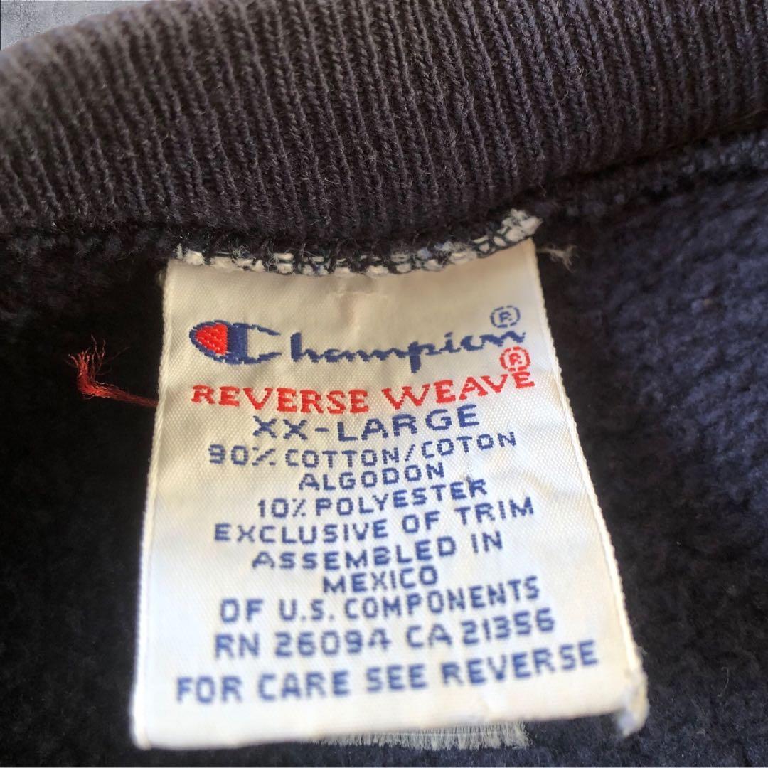 90s チャンピオンREVERSE WEAVE 目ありメキシコ製 XXL