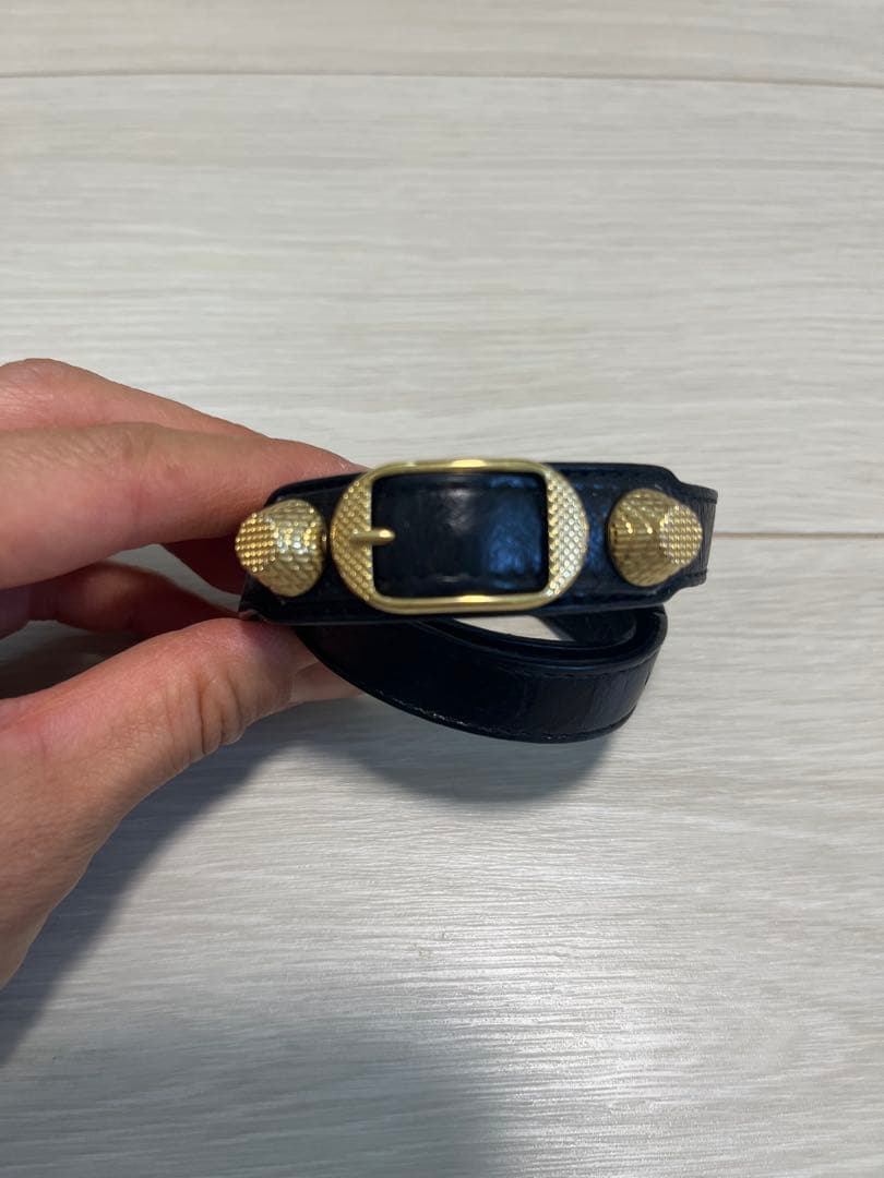 ☆rntruさま専用☆BALENCIAGA ジャイアント レザー バングル