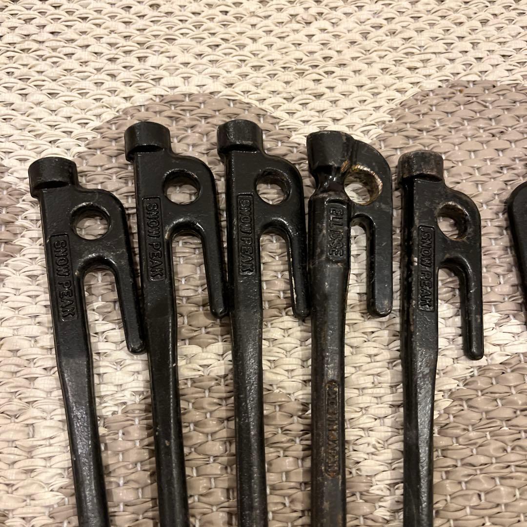 スノーピーク　ペグハンマーセット 金属製ペグ9本