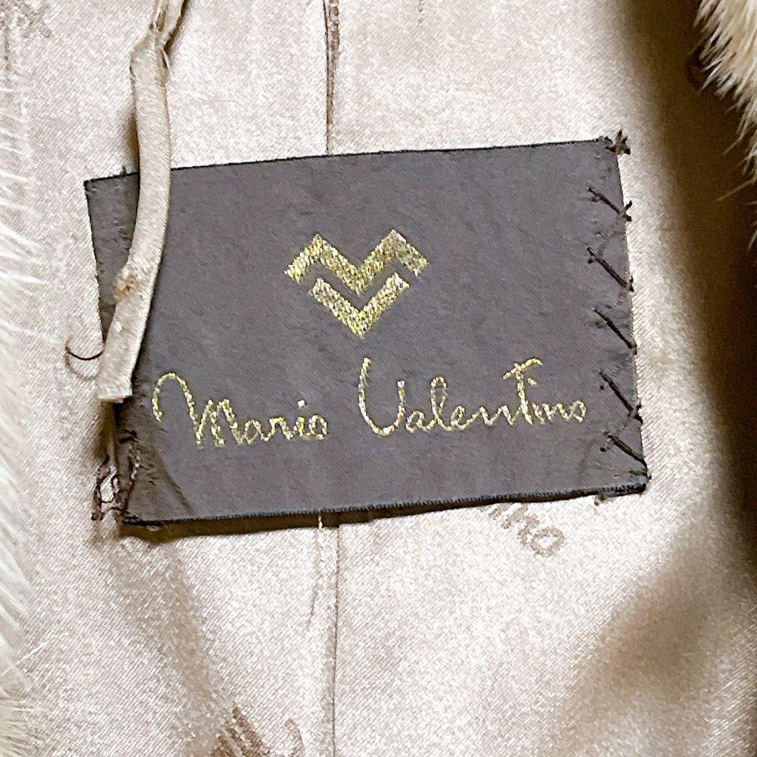 マリオ バレンチノ ファーコート XL ベージュ シルク 高級感 セレブ
