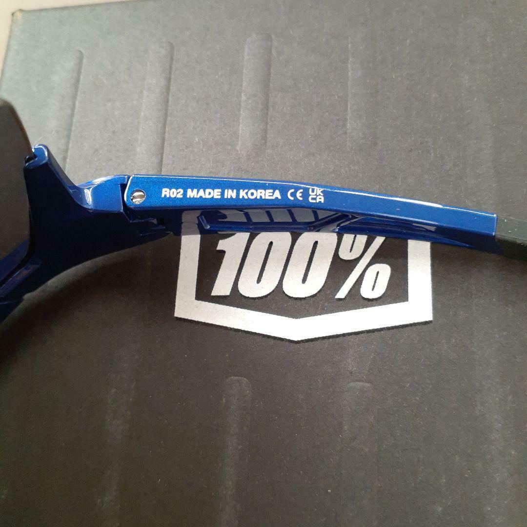 100% SPEEDCRAFT コバルトブルー ワンハンドレッド サングラス