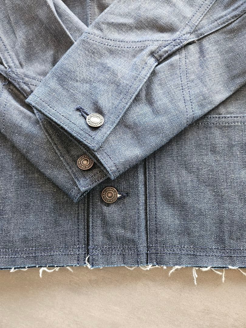 エディションカットオフデニムカバーオールデニムジャケットTOMORROWLAND
