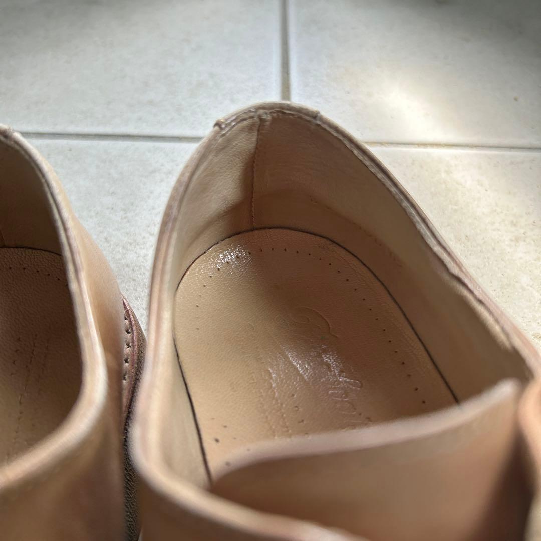 パラブーツ　Uチップ　ベージュ　8サイズ