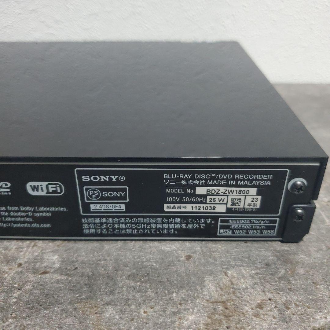 【ジャンク品】SONY ブルーレイディスク／DVDレコーダー