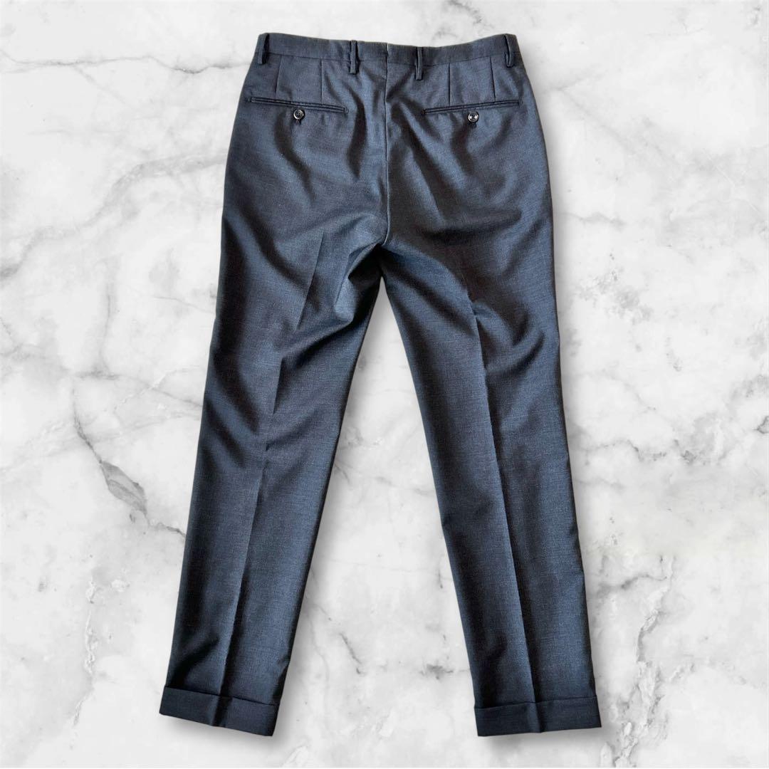 INCOTEX スラックス 46 グレー スーパー100’s pattern30