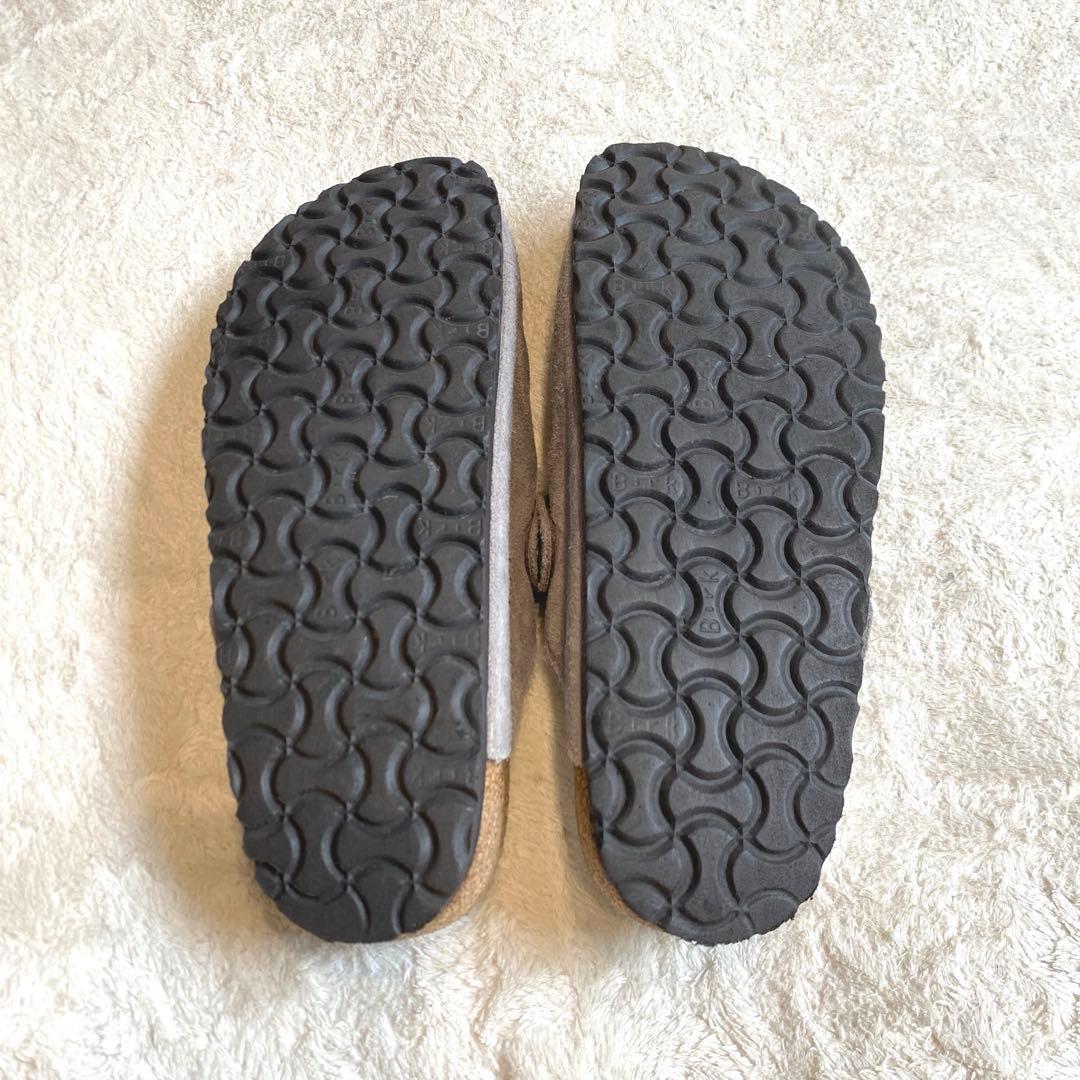 ビルケンシュトック　ボストン　シアリング　内ボア　ムートン　グレー　25cm