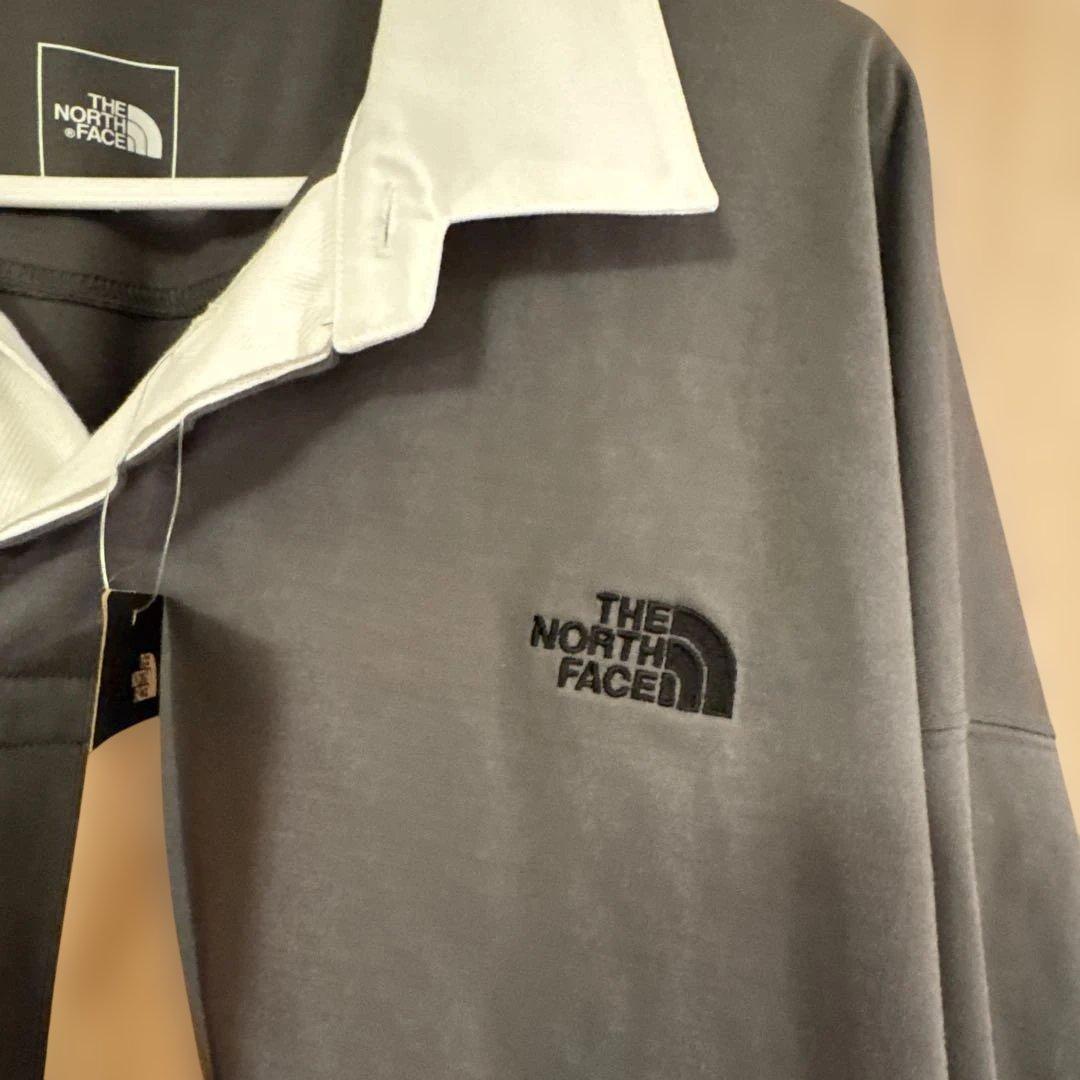 【HINA】THE NORTH FACE ラガーシャツ XL グレー