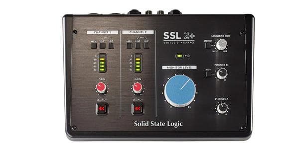 SSL2+ Solid State Logic オーディオインターフェイス