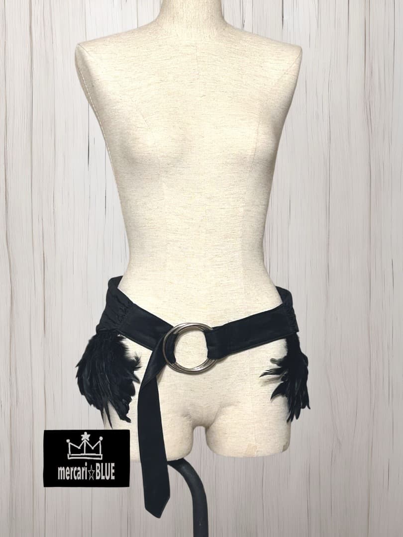 9/30までSALE alice auaa アリスアウアア 鴉 羽根 ベルト