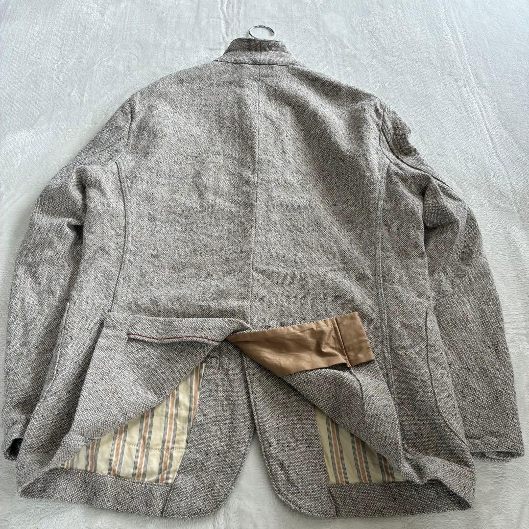 45rpm ツイード テーラードジャケット サイズ5 2XL コットン 2way