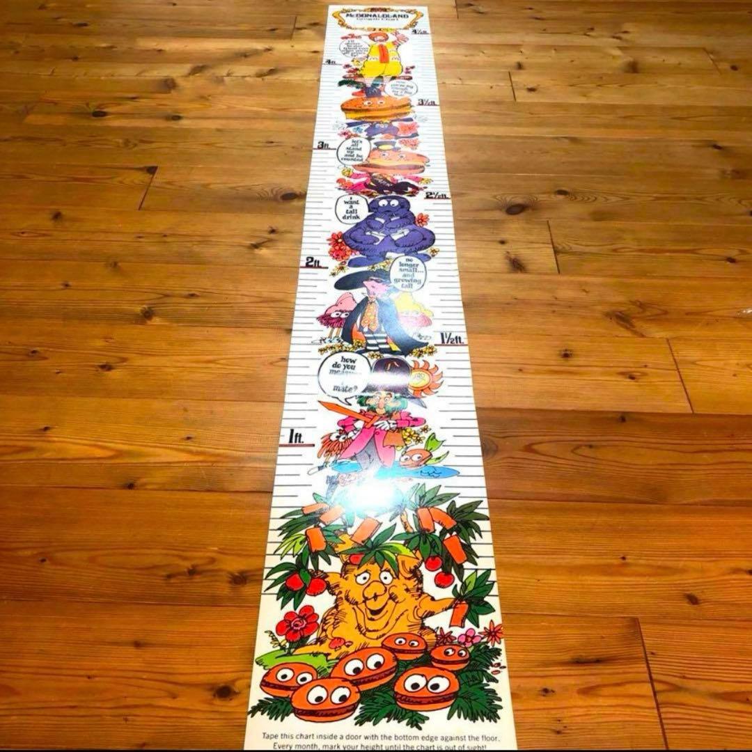 1971年　マクドナルドランド　身長計　　イービルグリマス　ビッグマックポリス