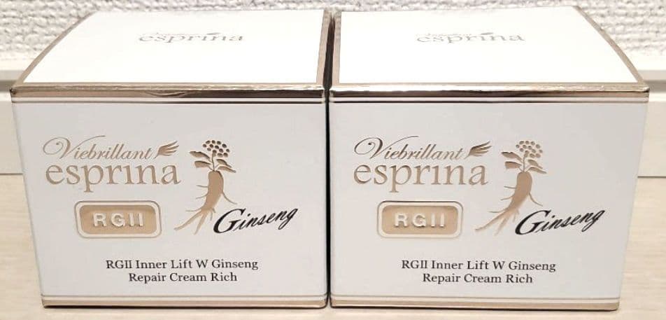 2個入り）エスプリーナＲＧＩＩインナーリフトＷジンセン　リペアクリームＲｉｃｈ