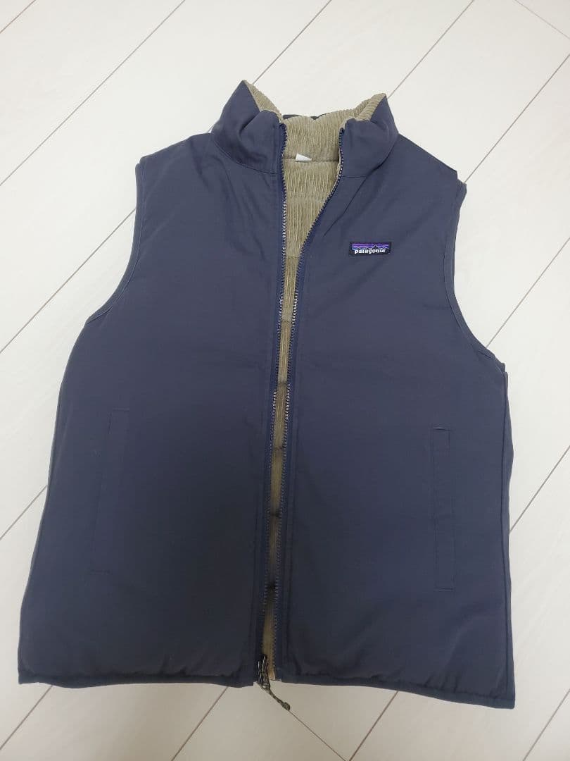 パタゴニア リバーシブル コットン コーデュロイダウンベスト Sサイズ