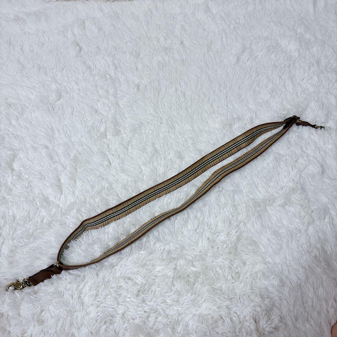 ヴィンテージ！　バーバリー 2way ボストンバッグ 大容量 ネイビー