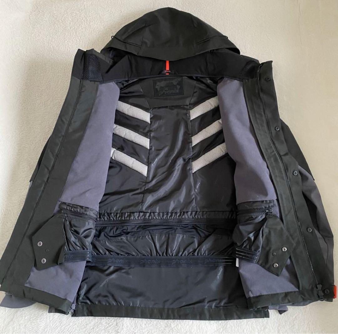 【新品】phenix GORE-TEX スキーウェア　黒　XL ジャケット