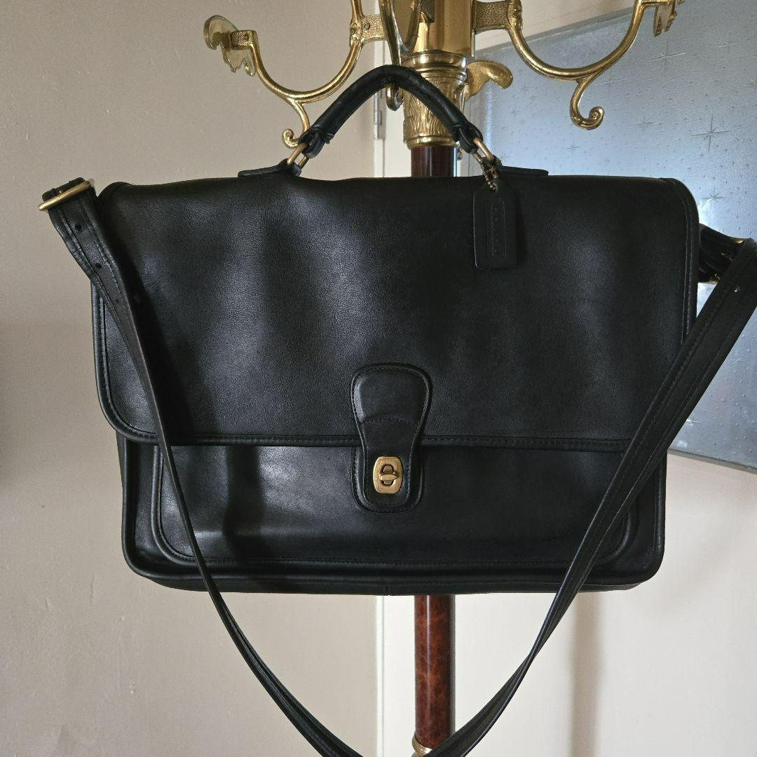 オールドコーチ メトロポリタン 5180 ビジネスバッグ ブラックレザー