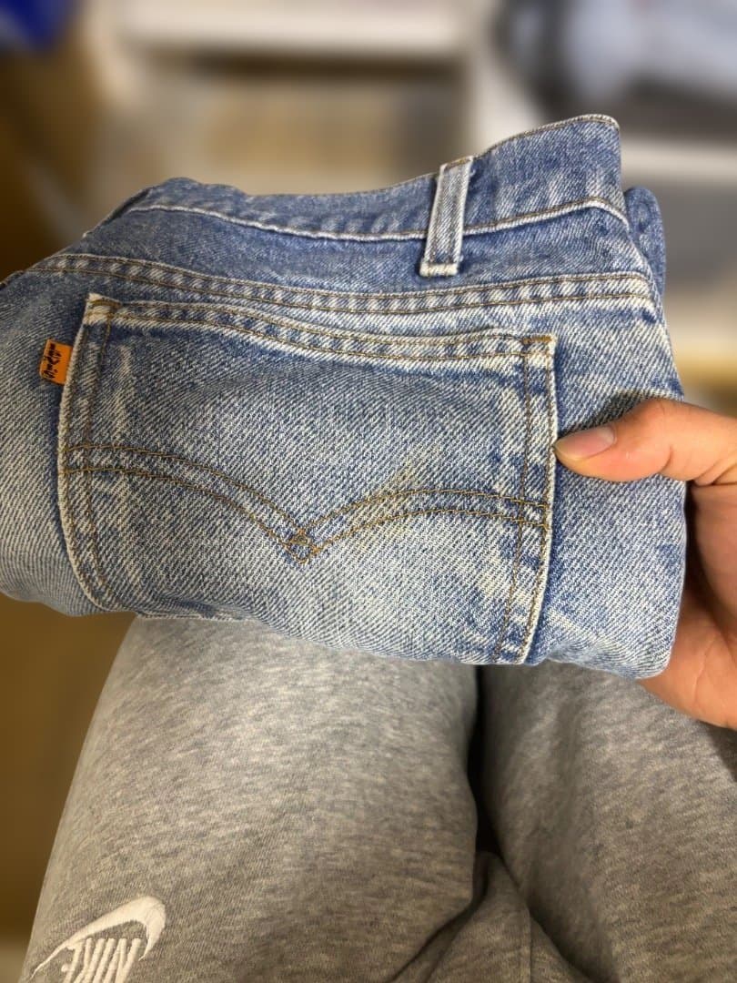 80s Levi's リーバイス　517 オレンジタブ　ボタン裏刻印585