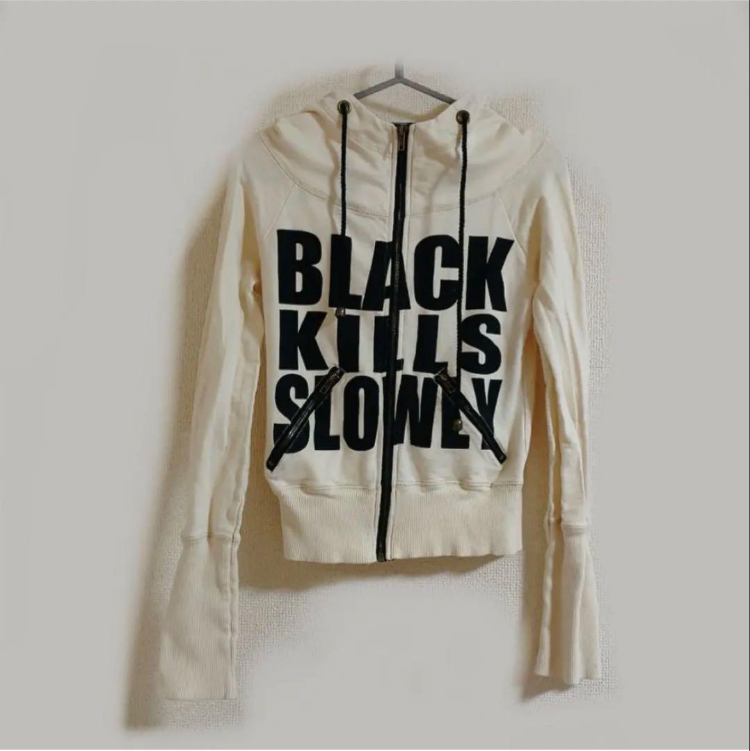 d.i.a. ダイア エド風 スカル 十字架 タトゥーパーカー 平成 y2k