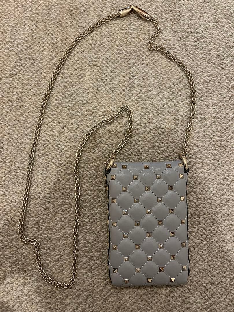 【超美品】VALENTINO ロックスタッズスパイク　ミニバッグ