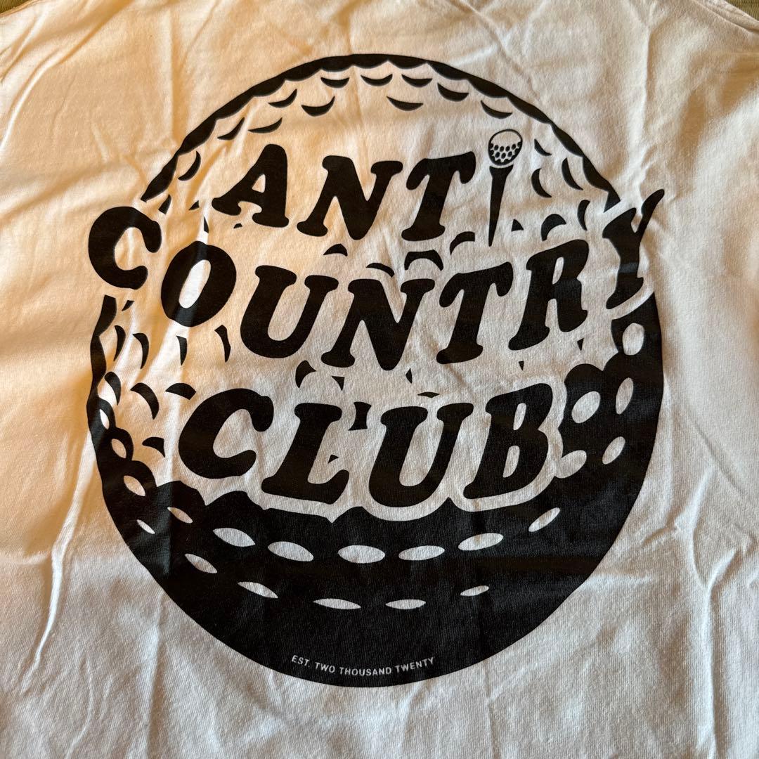 ANTI COUNTRY CLUB 長袖Tシャツ ホワイト